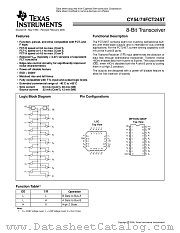 74FCT245 datasheet pdf Texas Instruments