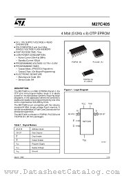 M27C405-150K1TR datasheet pdf ST Microelectronics