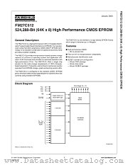FM27C512Q90 datasheet pdf Fairchild Semiconductor