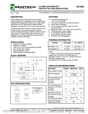 EZ1588CT-3.3 datasheet pdf Semtech