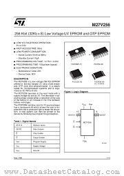 M27V256-90B1TR datasheet pdf ST Microelectronics