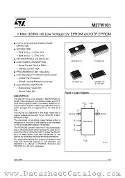 M27W101-120K6TR datasheet pdf ST Microelectronics