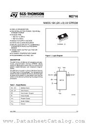 M27128A-1F1 datasheet pdf ST Microelectronics