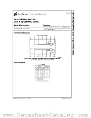 DM5420J datasheet pdf National Semiconductor