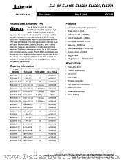 EL5105IW-T7 datasheet pdf Intersil