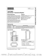 74ACTQ652MTC datasheet pdf Fairchild Semiconductor