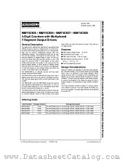 74C925 datasheet pdf Fairchild Semiconductor