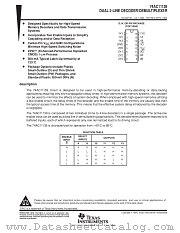 74AC11139PW datasheet pdf Texas Instruments