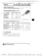 KSA1013 datasheet pdf Samsung Electronic