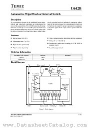 U642B datasheet pdf TEMIC