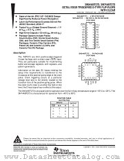 SN74ABT273DB datasheet pdf Texas Instruments