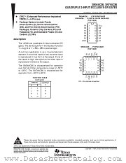 SN54AC86FK datasheet pdf Texas Instruments