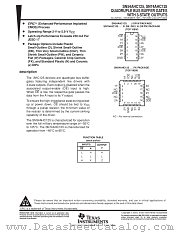 SN54AHC125W datasheet pdf Texas Instruments
