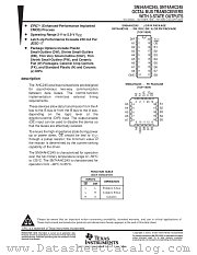 SN54AHC245W datasheet pdf Texas Instruments