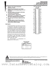 SN74ALB16244DGG datasheet pdf Texas Instruments