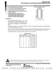 SN74CBTLV3251PW datasheet pdf Texas Instruments