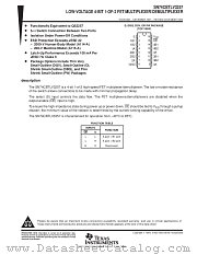 SN74CBTLV3257DBQ datasheet pdf Texas Instruments