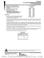 SN74F2373DB datasheet pdf Texas Instruments