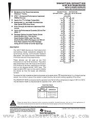 SN74AHCT16245DGV datasheet pdf Texas Instruments