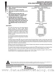 SN54AHCT374W datasheet pdf Texas Instruments