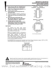 SN54ABT126FK datasheet pdf Texas Instruments