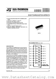 ULN2805 datasheet pdf ST Microelectronics