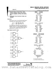 SN54LS54W datasheet pdf Texas Instruments