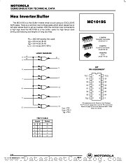 MC10195 datasheet pdf ON Semiconductor