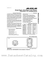 MAX912EPE datasheet pdf MAXIM - Dallas Semiconductor