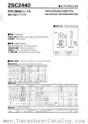 2SC2440 datasheet pdf Fuji Electric