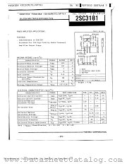 2SC3181 datasheet pdf TOSHIBA