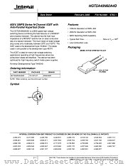 HGT5A40N60A4D datasheet pdf Intersil