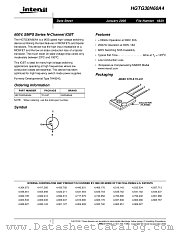 HGTG30N60A4 datasheet pdf Intersil