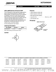 HGTG40N60A4 datasheet pdf Intersil