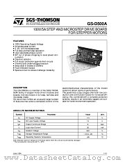 GS-D500A datasheet pdf ST Microelectronics