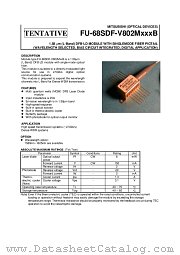 FU-68SDF-V802M145B datasheet pdf Mitsubishi Electric Corporation