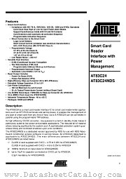 AT83C24NDS-PRRUL datasheet pdf Atmel