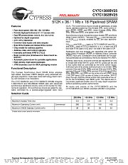 CY7C1380BV25-200AC datasheet pdf Cypress
