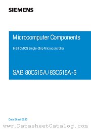 SAB80C515A-M18-T3 datasheet pdf Siemens