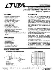 LTC1051AMJ8 datasheet pdf Linear Technology