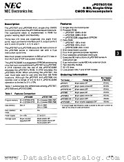UPD7508GC-00 datasheet pdf NEC