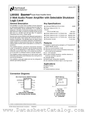 TLA09ZZA datasheet pdf National Semiconductor