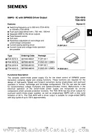 TDA4919G datasheet pdf Siemens
