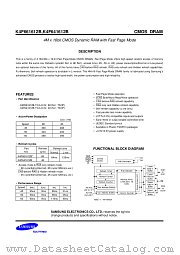 K4F641612B datasheet pdf Samsung Electronic