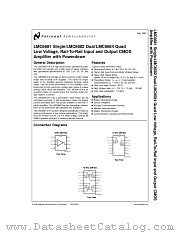 LMC6682AIN datasheet pdf National Semiconductor