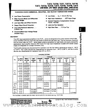 TL07X datasheet pdf Texas Instruments