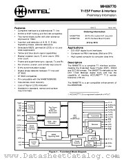 MH89770S datasheet pdf Mitel Semiconductor