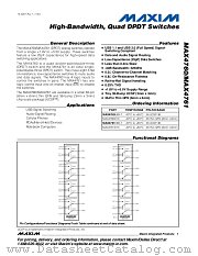 MAX4760-MAX4761 datasheet pdf MAXIM - Dallas Semiconductor