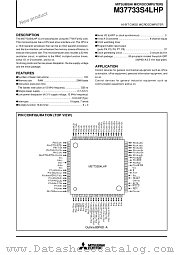 M37733 datasheet pdf Mitsubishi Electric Corporation