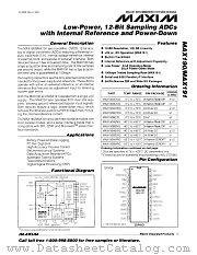 MAX191BENG datasheet pdf MAXIM - Dallas Semiconductor